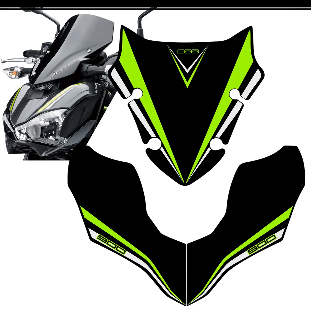 Stickers Decals Decorate For Kawasaki Z 900 Z900 Motorcycle Front Fairing Fender 2015 2016 2017 2018 2019 2020 2021