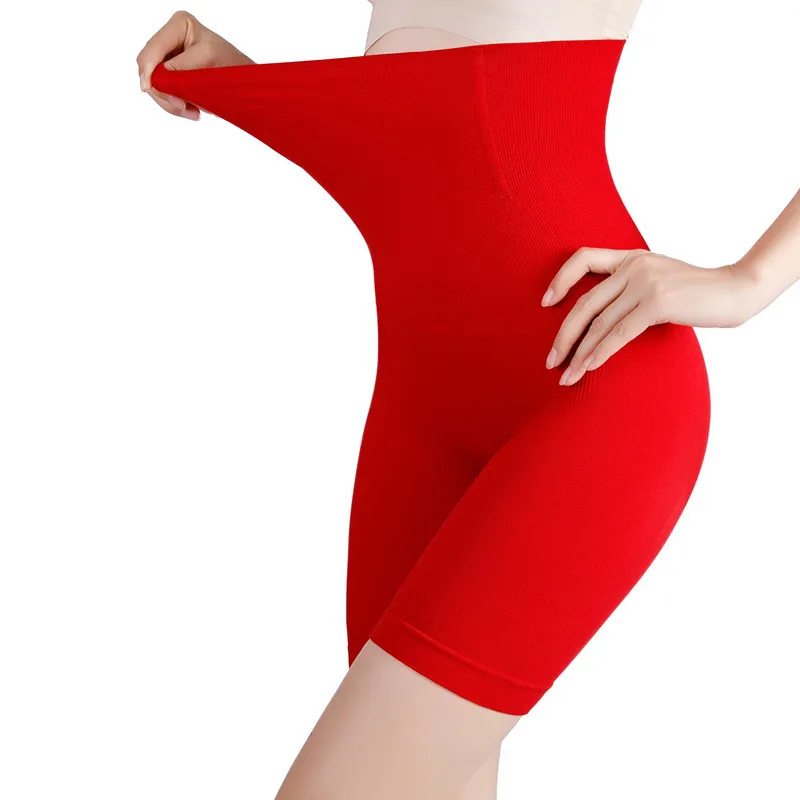 High-waisted abdominal pants girdle belly lift buttocks body shaper  High-waisted panties mid-thigh body shaper