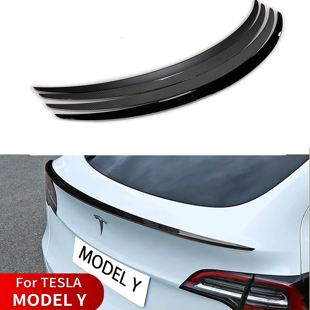 

Задний спойлер для модели Tesla Y, крылья из АБС-пластика для модели 2020-2024 Tesla, задний спойлер для багажника модели Y, заднее крыло для багажника
