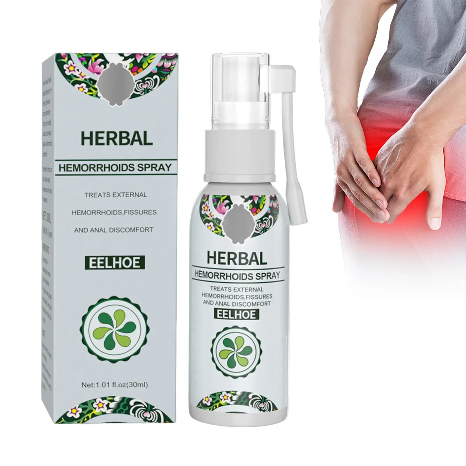 30ml Natural Herbal Hemorrhoids Spray