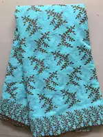 Purple African Swiss Voile Cotton Lace Fabric 2026 High Quality 5 Yard Embroidered Nigerian Lace Fabric Elegant Dress for Sewing 2