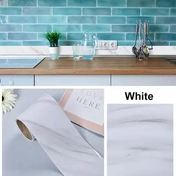 10 M/ม้วนตกแต่งบ้าน Windowsill เอว Line วอลล์เปเปอร์กรอบประตู Marble Grain Wall Border สติกเกอร์ PVC Self - กาว Waveguide Line 15