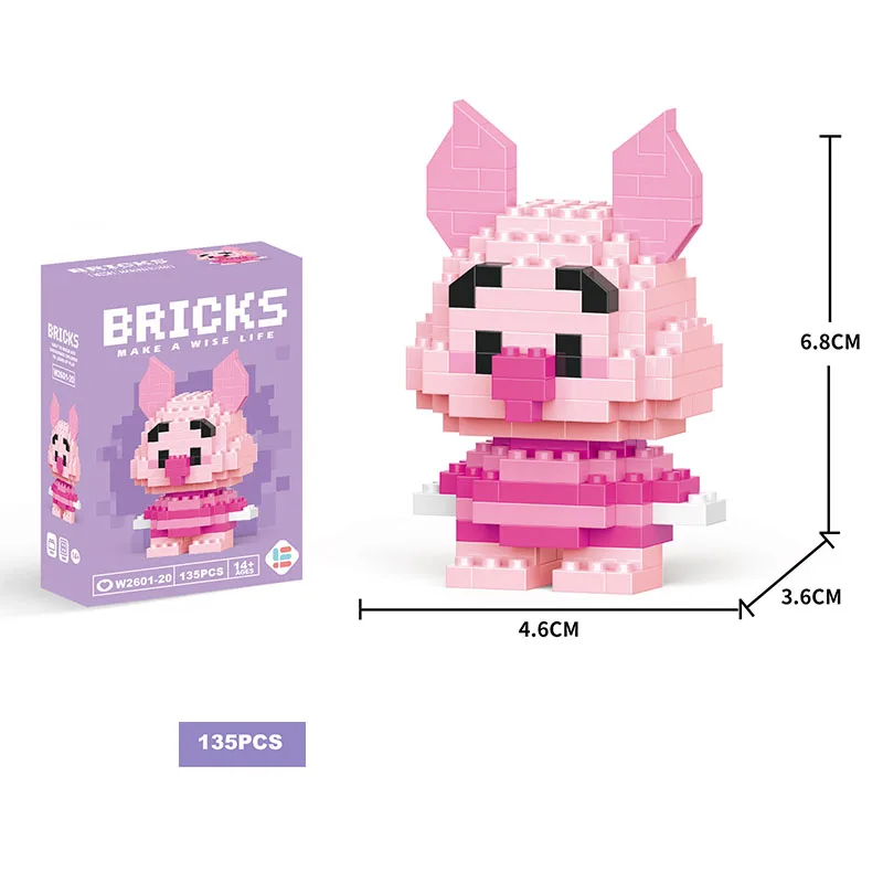 thumbnail image 1 of Bloques de construcción de Mario Bros, personajes de juegos de anime, Luigi Pikachu, modelo ensamblado, bloques de construcción, muñecas, juguetes, regalos de cumpleaños para niños, 1 of 5