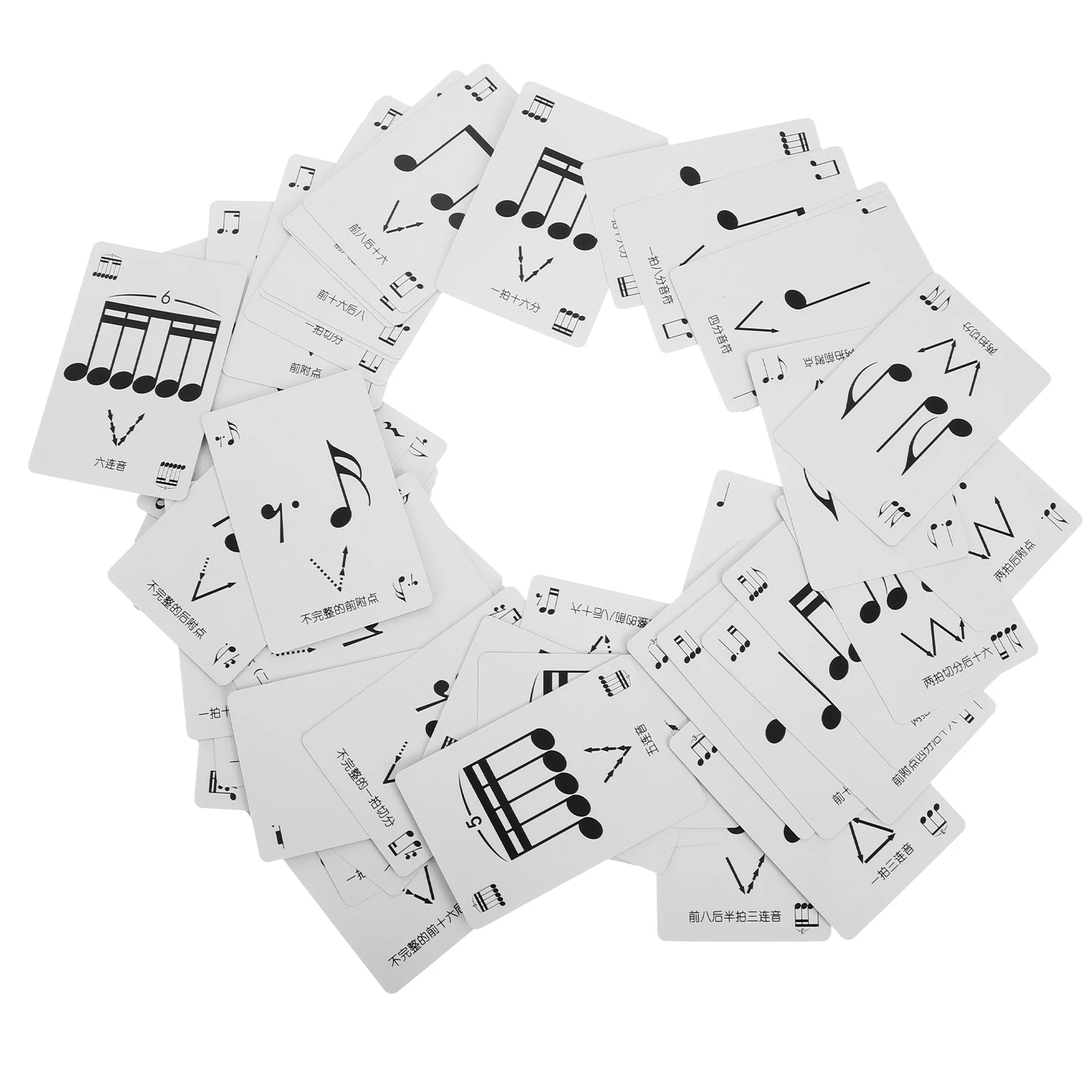 Rhythm Flashcards Music Education Tools Rhythm Poker Cards Musical Notation Learning Games Theory Practice Set Teaching