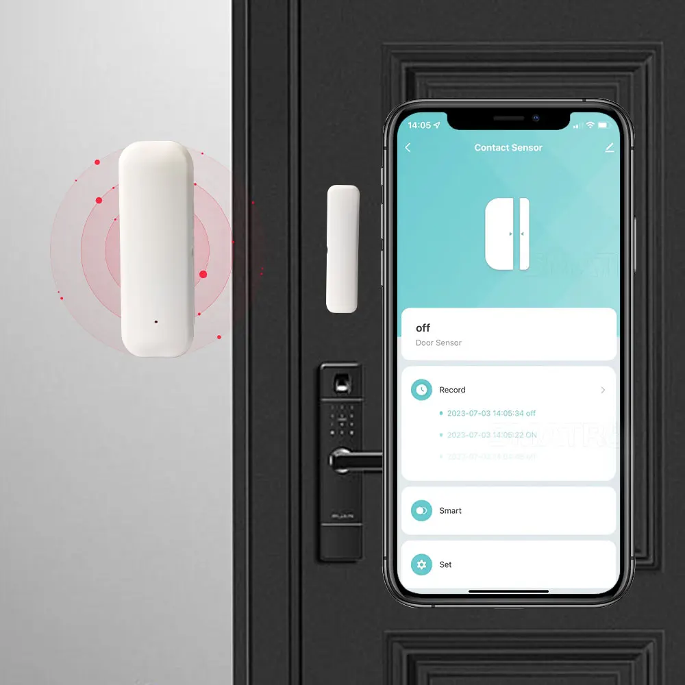 Tuya Smart WiFi Door Sensor Smart Home Open Close...