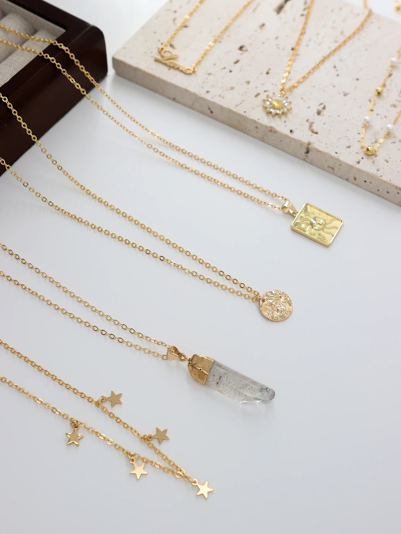 Boho Layered Necklace for Women
