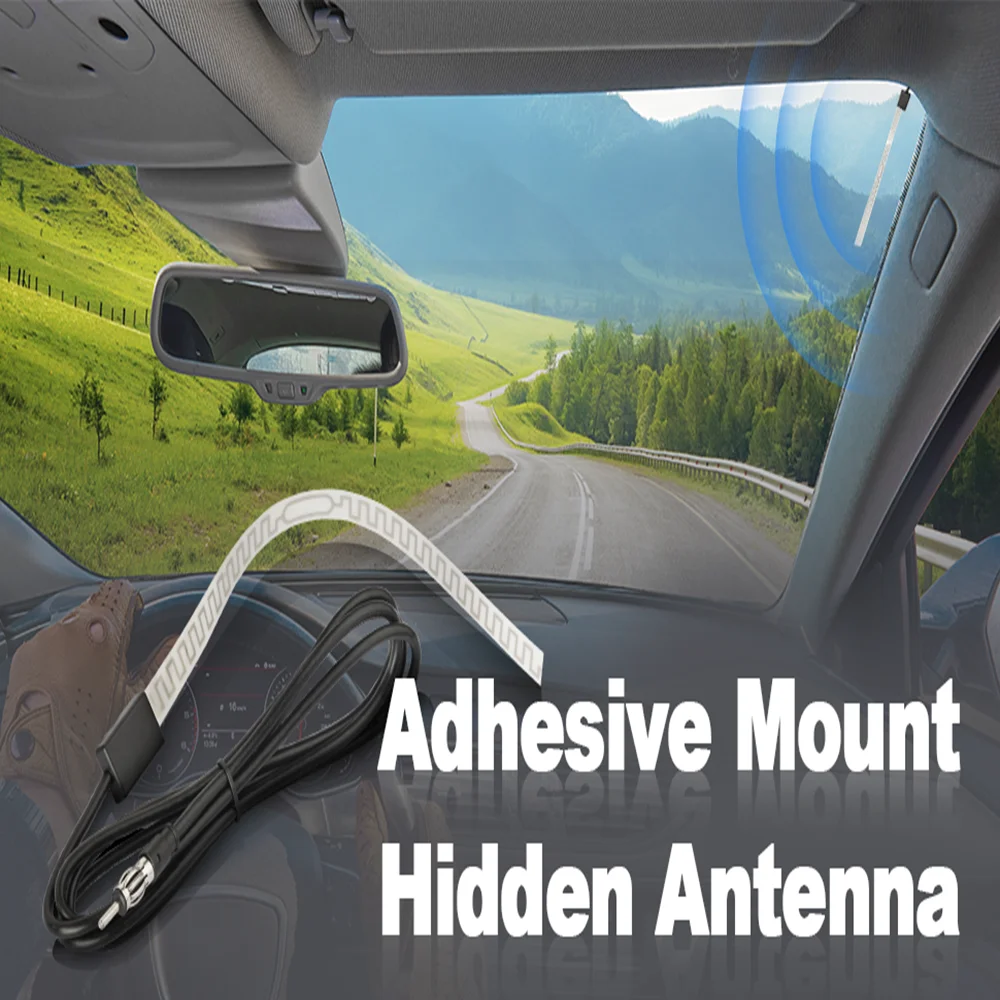 Car Stereo Hidden AM FM Radio Antenna for Vehicle Truck SUV