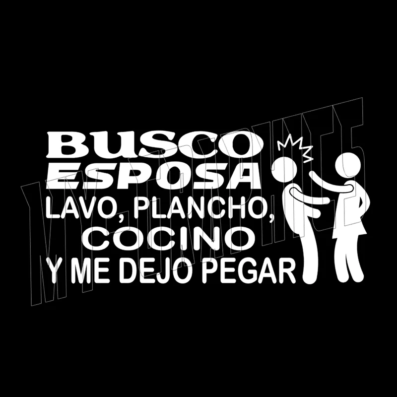 

S52429# No Background 24cm "BUSCO ESPOSA" Car Stickers Vinyl Decal Pegatinas Para Coche Car Accessories