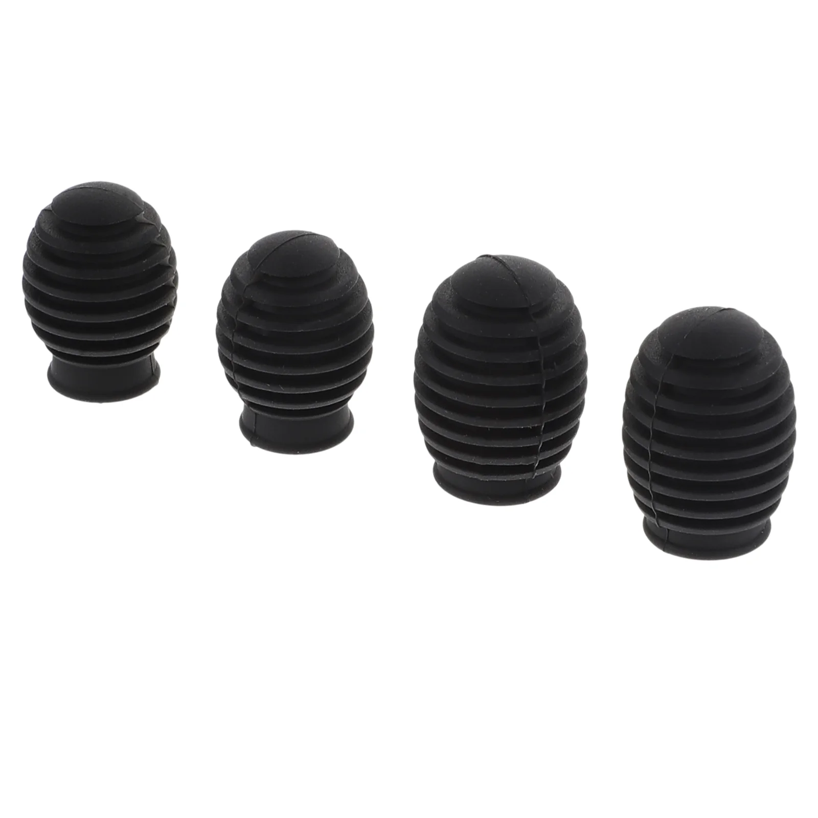 

4pcs Silicone Drumstick Silent Tips Mute Drum Stick Mallet Protecting Covers