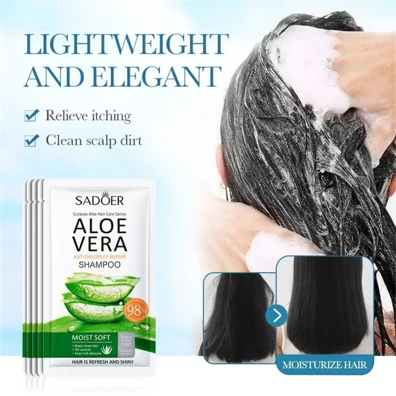 

Aloe Vera Portable Hair Care Health Care Refreshing Portable ShampooShampoo Smooth Hair Scalp Care Shampoo