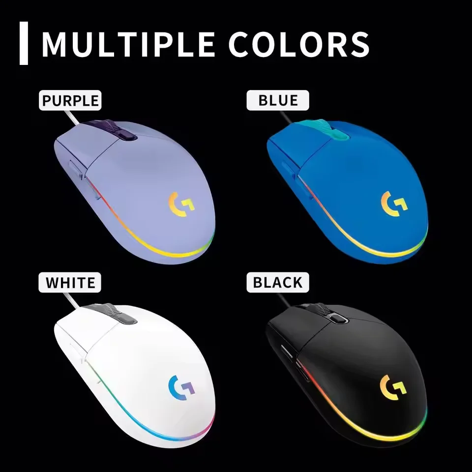 RGB Lightweight Ergonomic Gaming Mouse with Adjustable DPI