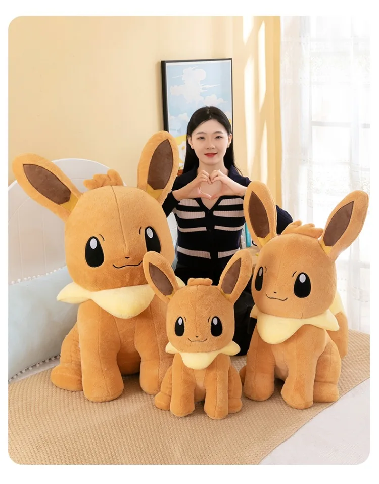 Plush Pokemon Eevee Pillow Anime Pokemon Pikachu 70cm