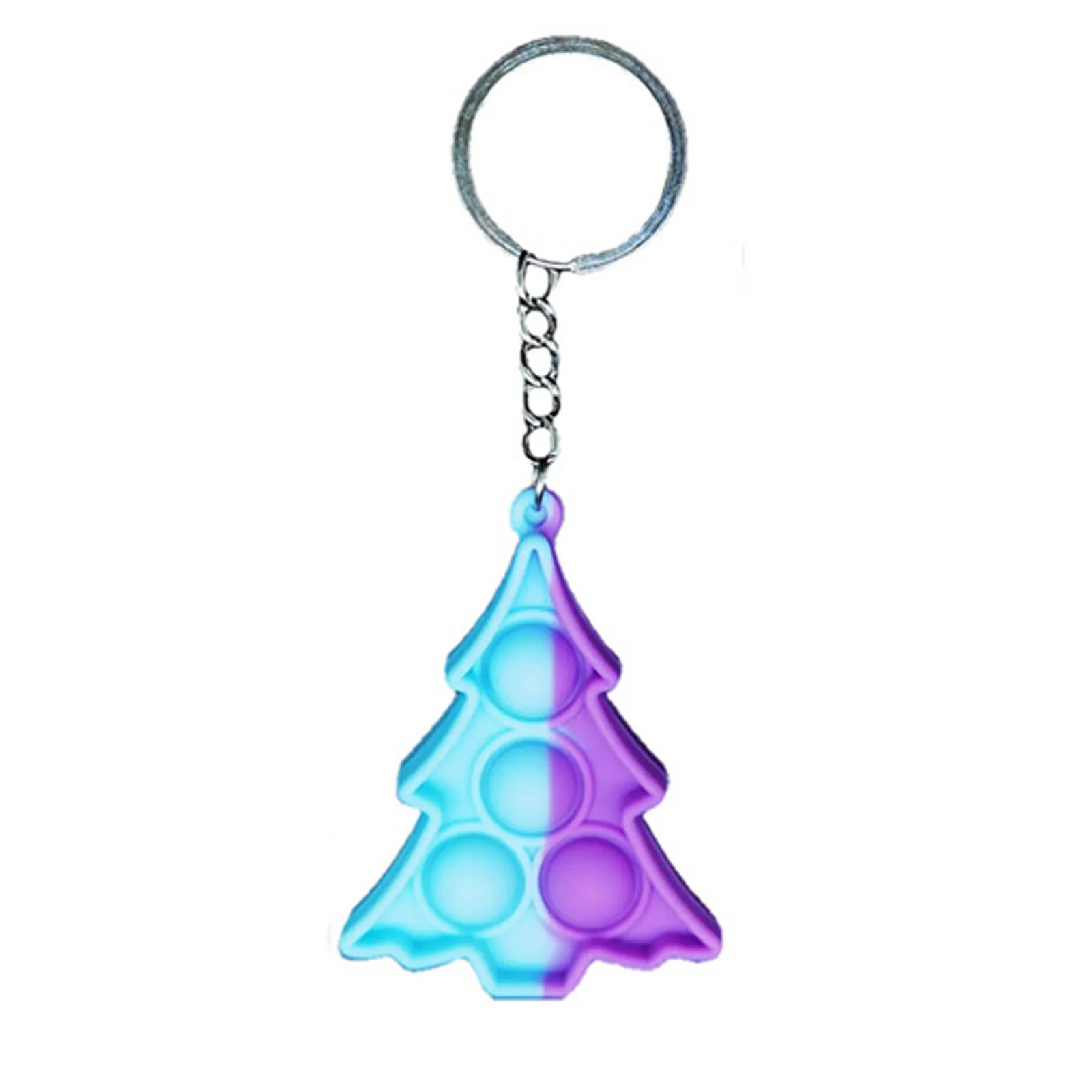 Mini Pops Simple Dimple Keychain Its Push Bubble Anxiety Sensory Fidget Toy Anti Stress Relief For Autism Adults Key Chain Toys squishy mesh ball Squeeze Toys