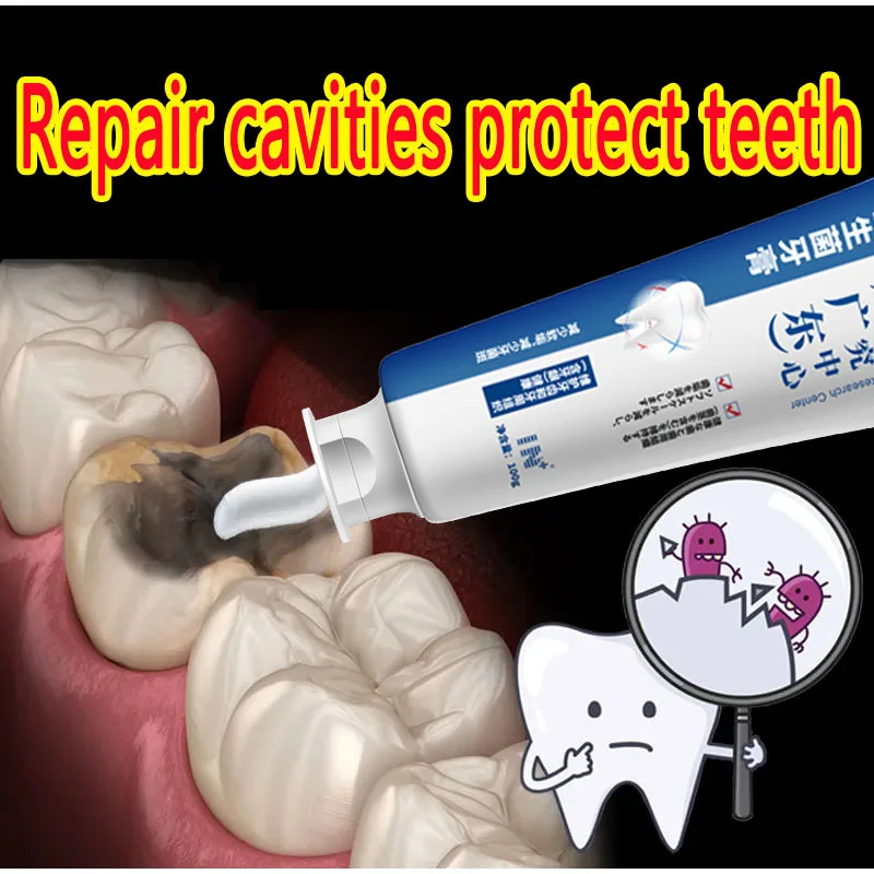 Teeth Whitening Toothpaste Quick Fix Decayed Teeth Yellowing Fresh Breath Remove Plaque Care Products dog tooth brushing kit pets toothpaste toothbrush kit pet store hospital shelter teeth care kit for fresh breath for puppies