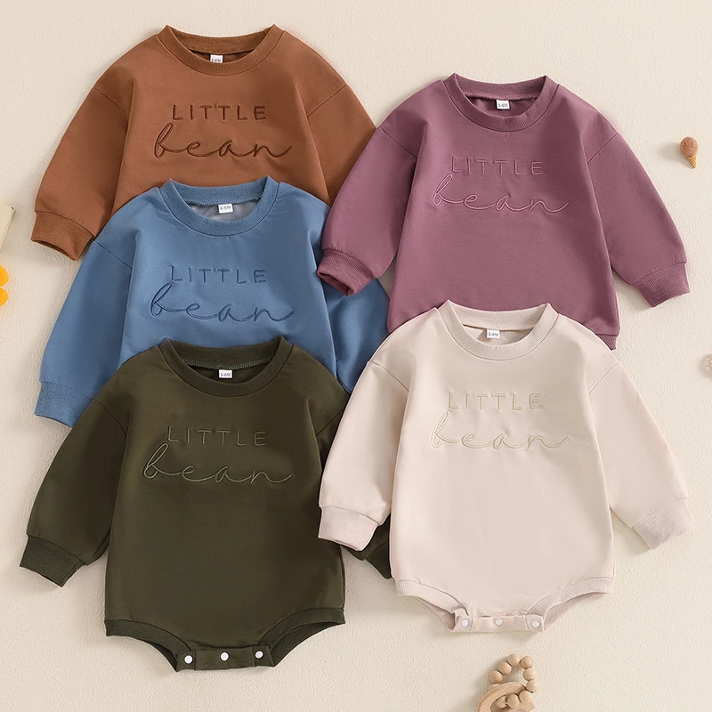 "Little Bean" Embroidery Jumpsuit 1