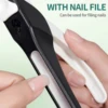 Nailpop Nail Clippers for Acrylic Nails Cutter False Nail Tips Clipper Stainless Steel Blade Manicure for Salon Home Nail Art 4