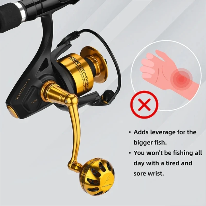 GOMEXUS Power Handle Mango Carrete Para Penn Spinfisher VI VII 7500-8500 [SPNF] & Slammer III&IV 7500-8500 [SLM] & Penn Battle II III 5000-8000 [BTL - Foto 9