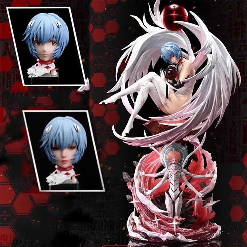 

45cm NEON GENESIS EVANGELION Figures GK EVA Ayanami Rei Action Figure Rei Ayanami Anime Figurine PVC Collection Model Toys Gifts