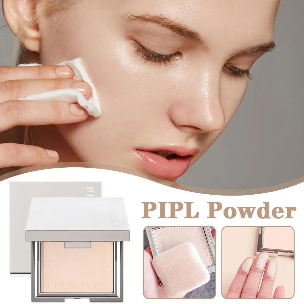 

Makeup Compact Powder Girls Silver Square Concealer Brighten Pressed Powder Oil-control Long Lasting Waterproof Cosmetic Powder