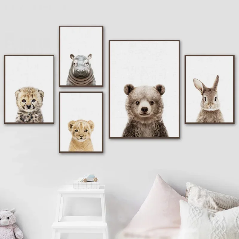 Animal Canvas Wall Art for Nursery 3