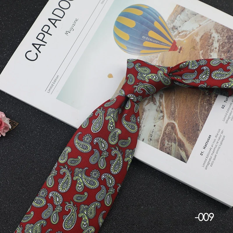 Hochwertige Herren-Business-Krawatte mit 9 cm Druck, Freizeitarbeit, modisch, Hochzeit, Direktversorgung im Großhandel – Detail 11