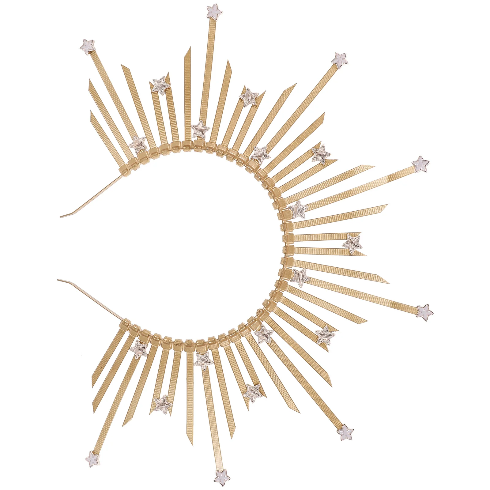 

Retro Golden Headband Sun Goddess Hair Accessories Crown Tiara (Gold) Gothic Sunburst Headpiece Bands for Women