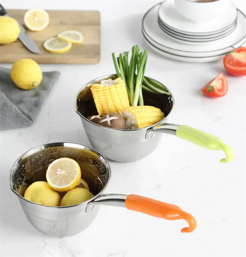 Stainless Steel Water Scoop spoon plastic Long Handle Spoon Colher Tableware Kitchenware Water Ladle Bailer Kitchen Cooking Tool