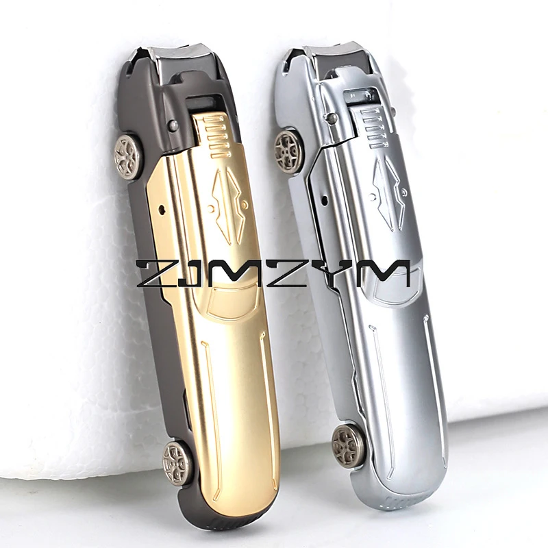 Stainless Steel Nail Trimmer Car Shaped Nail Clippers Set Large Home Clippers Splash-proof Flat Scissors Trimmer