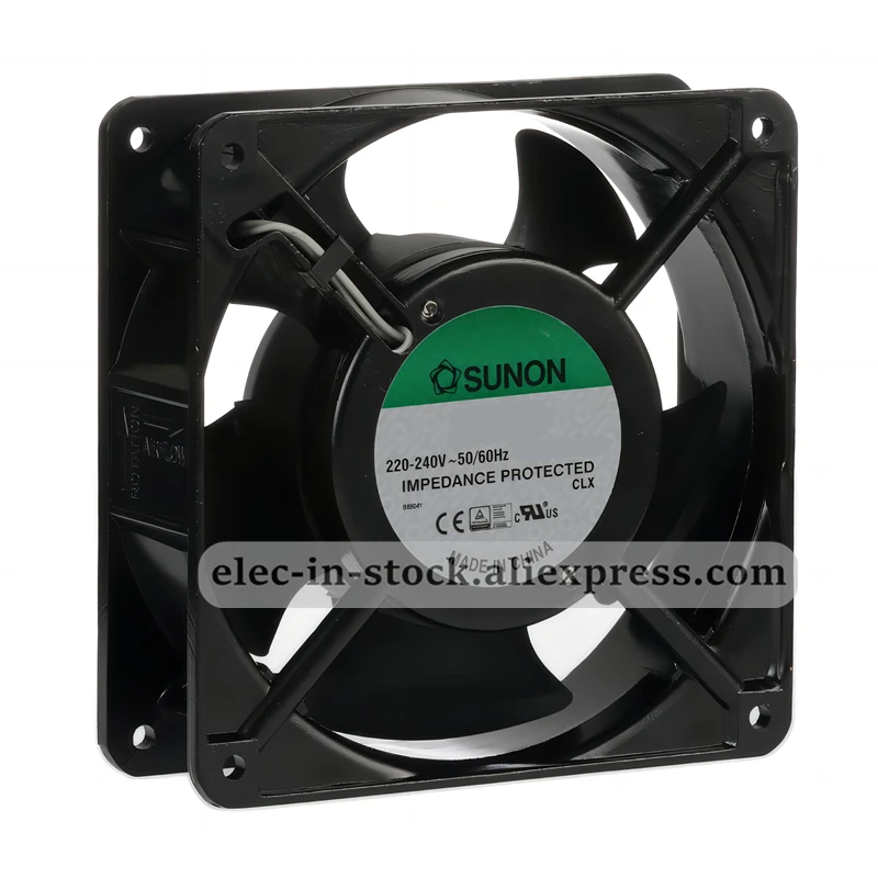 New SUNON DP200A 2123HBL 2123HBT 2123HSL 2123HST 2123XBL 2123XBT 2123XSL 2123XST.GN 220V 240V AC Fan 120x38mm 120mm cooling fans