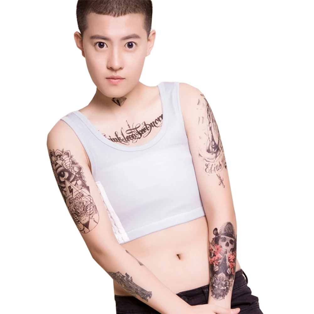 HaleyChan Women's Chest Binder Elastic Band Breathable Half Length Wrap