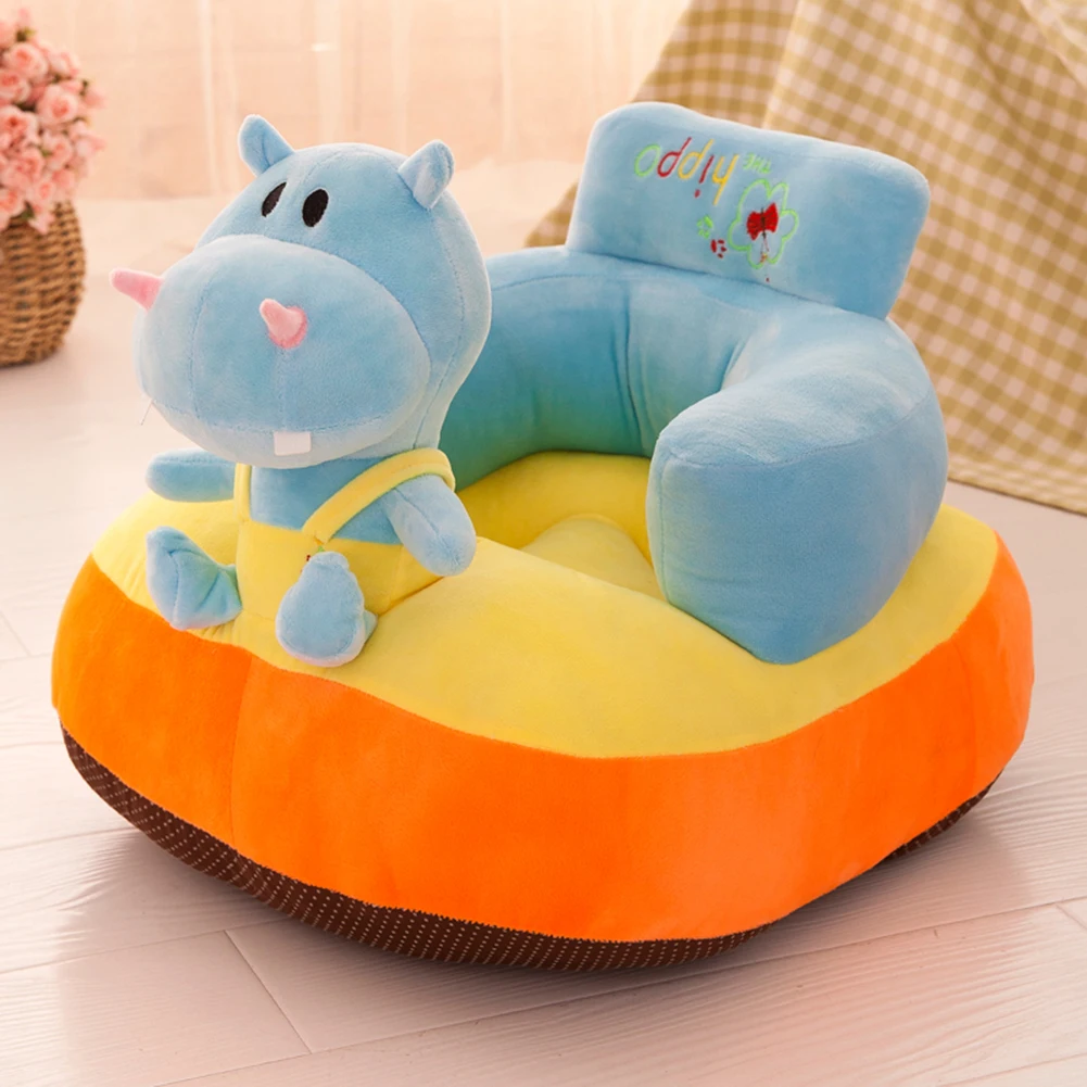 Cartoon Childrens Sofa Cover Non-slip Animal Kids Soothing Seat Sleeves Breathable Soft Elastic Unisex for Boys Girls