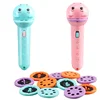 Children Luminous Animal Projection Flashlight Toy Flashlight Baby Early  Education Cute Cartoon Fun Boys And Girls Stall Gift T 1