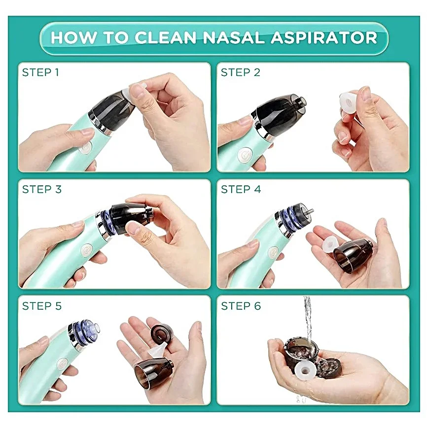 Nasal aspirator nasal irrigator Electric Baby Nasal Aspirator Nose Cleaner For Newborns