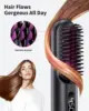 Cordless Hair Straightener Portable Brush 30s Fast Heating 10000mAh Rechargeable 300 Million Negative Ions Straightening Comb 2