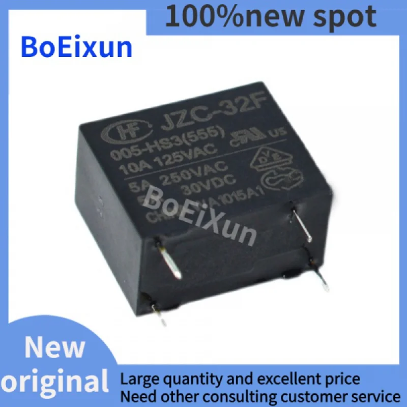 

100%new JZC-32F-009-HS3 9V 5A Relay DIP4 HF32F-009-HS3