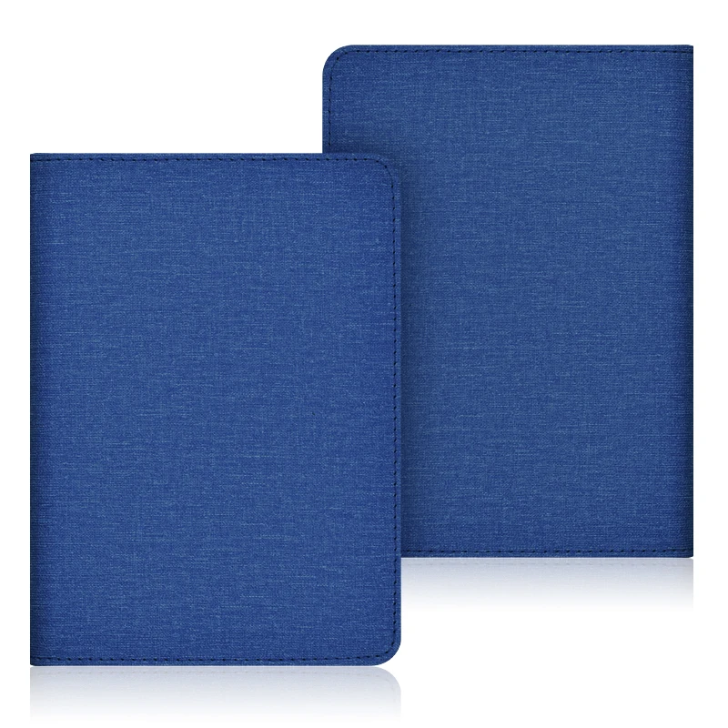 Compact 6-Inch PU Leather E-Reader Case with Hand Strap, Stand, and Card Slot