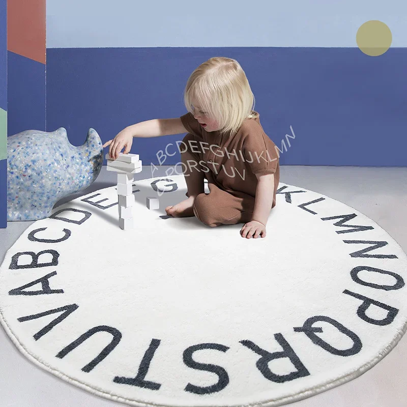 

round Carpet Living Room Bedroom Children's Room Coffee Table Floor Mats