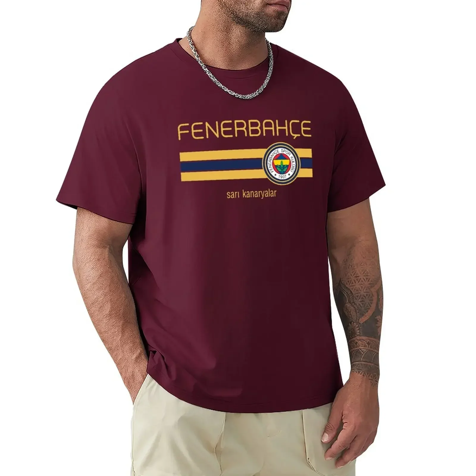 Fenerbahce Home Oversized Classic Summer T-Shirt