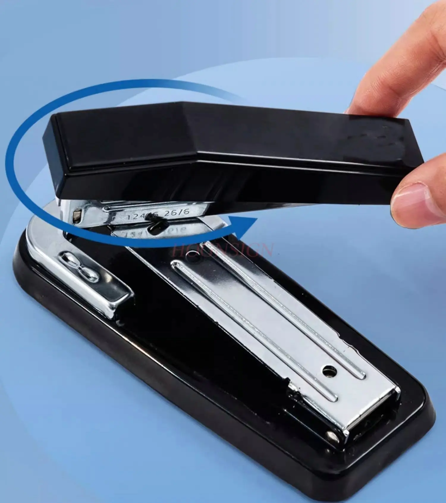 회전식 노동 절약형 스테이플러, 학생 홈 오피스 스테이플러, 다기능 두꺼운 중간 솔기 스테이플러