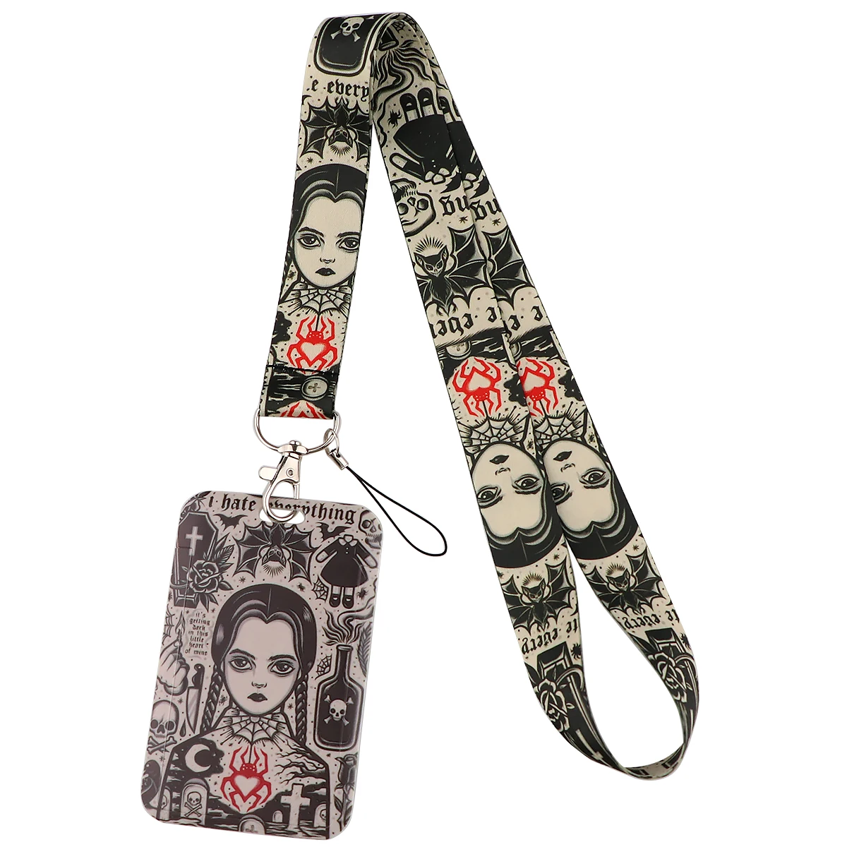 

Fantasy TV Horror Lanyard Key Holder Keychain ID Credit Card Cover Pass Phone Charm Neck Straps Badge Holder Accessories