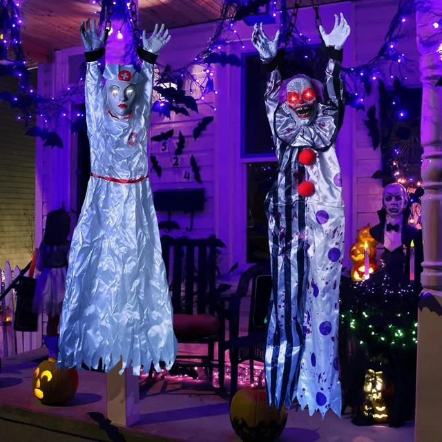 Halloween Animatronic Voice-Controlled Clown Nurse 1