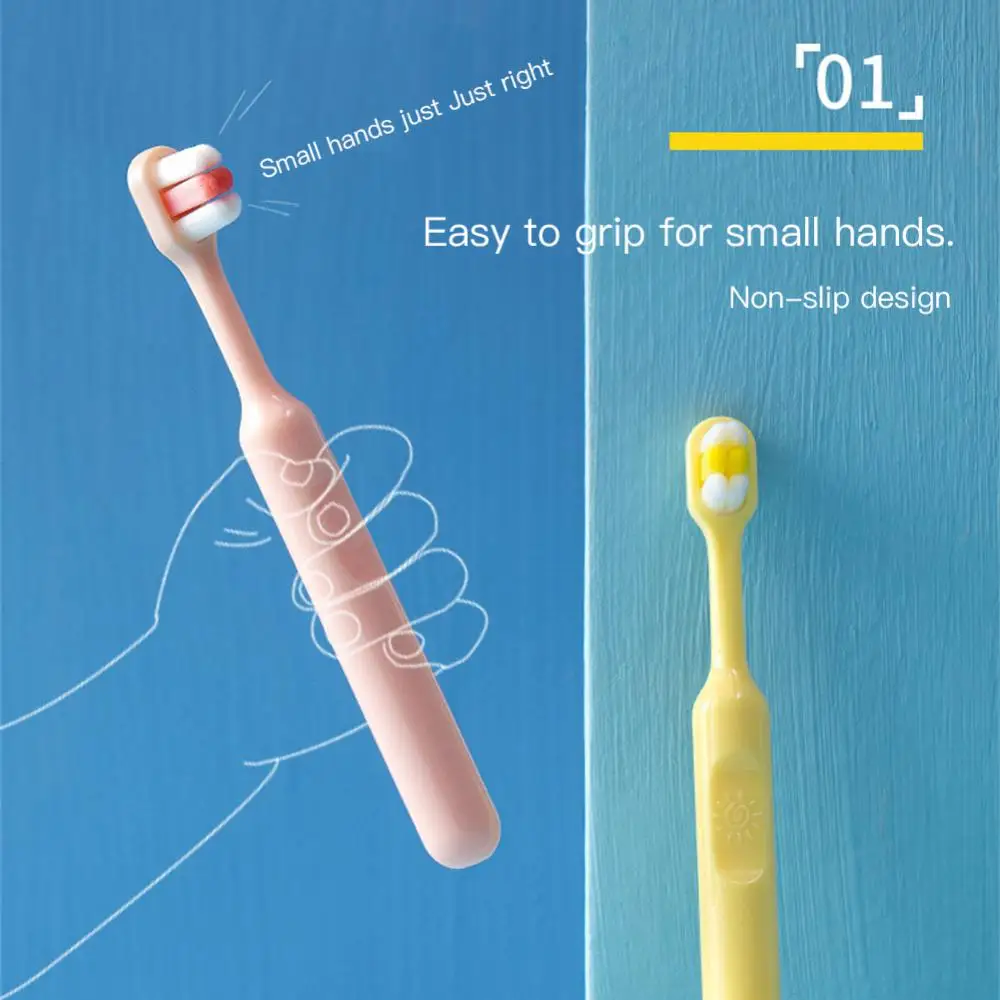 

Bristle For Baby Gum Care Deep Cleaning Children Toothbrush Non-slip Brush Oral Care Soft Fur Full-automatic Waterproof