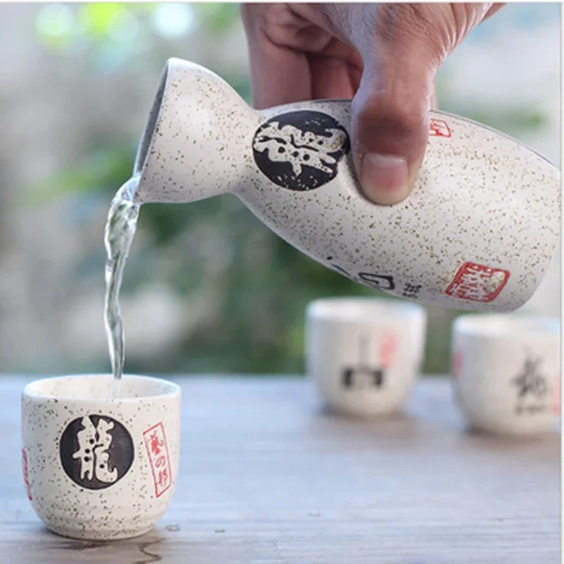 Ceramic Cup Spirits Cups Set | Sake Set Wine Pot | Japanese