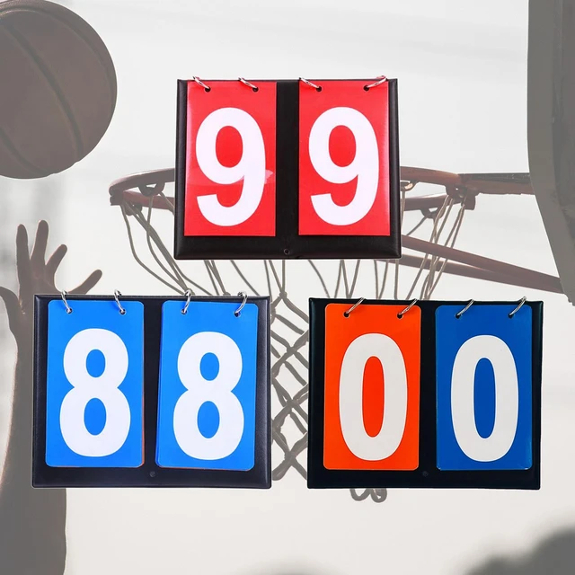Tabletop Scoreboard Score Keeper for Basketball Indoor Outdoor Sports