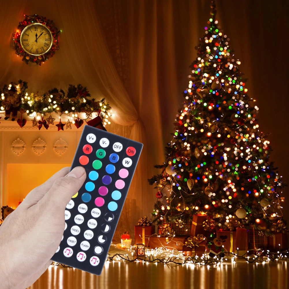 Description Picture 5 of item44/24 Keys Wireless IR Remote Control Dimmer IR RGB Controler Box RGB Light Strip Remote Controller for RGB LED Strip Lights