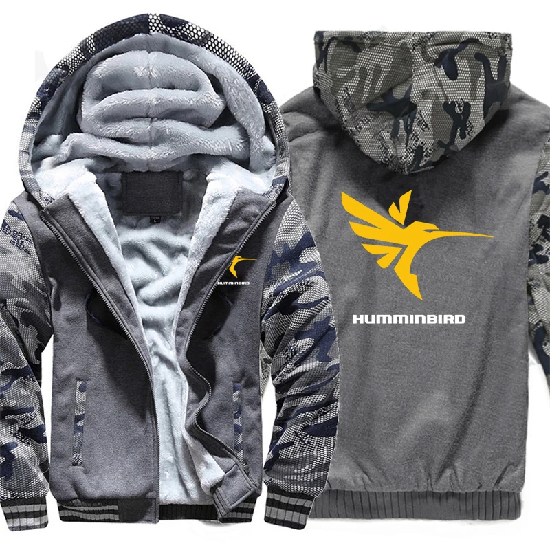Humminbird Hoodies Men Cool Fashion Thicken Sweatshirts Pullover 5