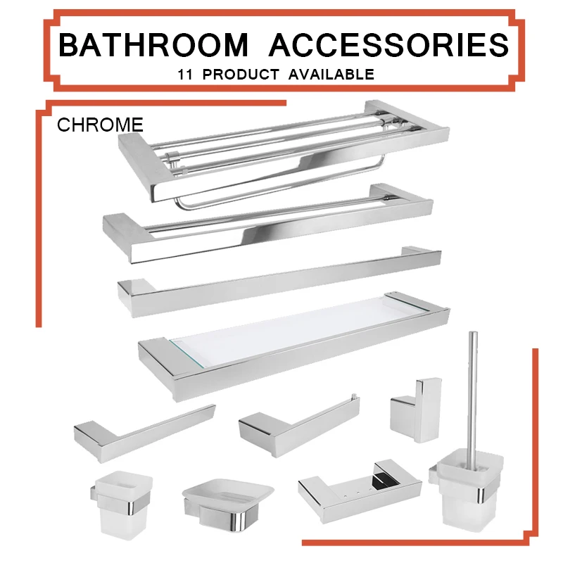 ที่ใส่แปรงในห้องน้ำจานวางสบู่ทรงสี่เหลี่ยมที่ห้อยแปรงวางสบู่ที่แขวนกระดาษเคลือบเงาแก้วทำจากแก้วเคลือบโครเมี่ยม 1
