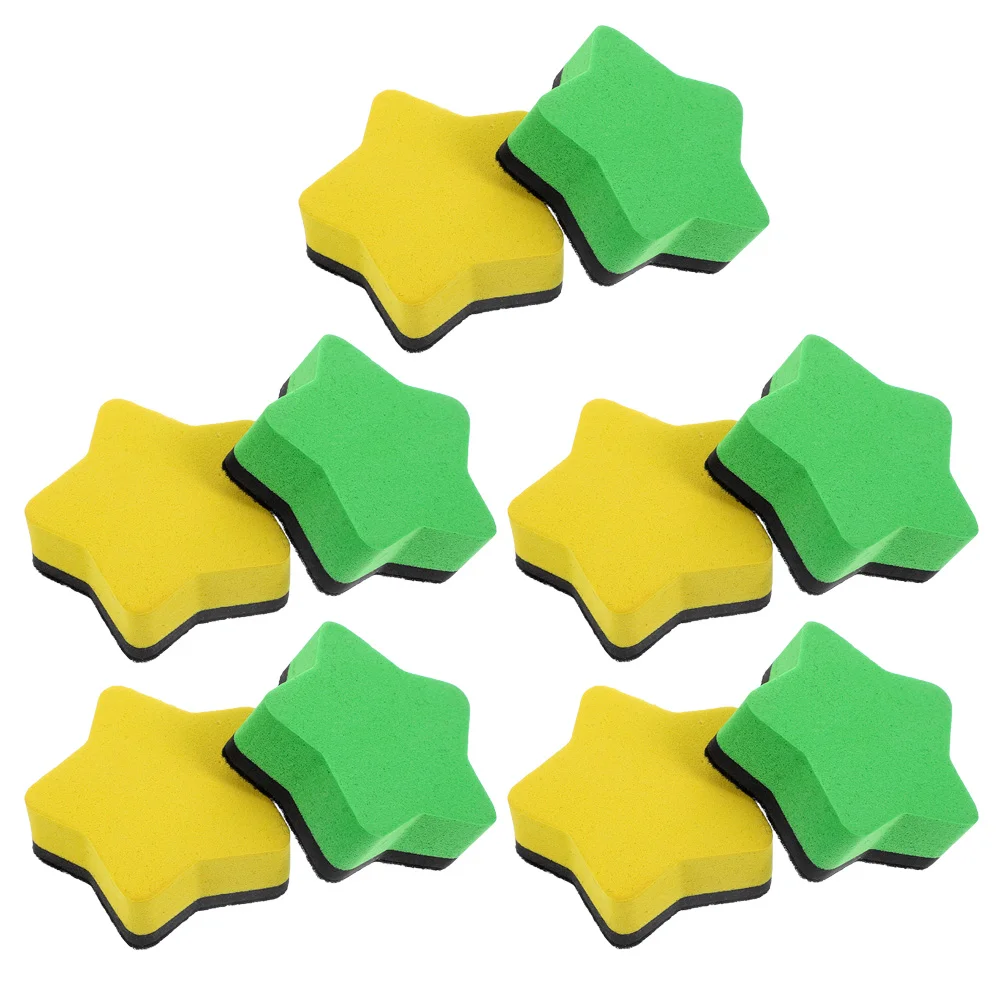 

10 Pcs Cartoon Whiteboard Eraser Blackboard Dry Erasers for Kids Office Child Magnetic