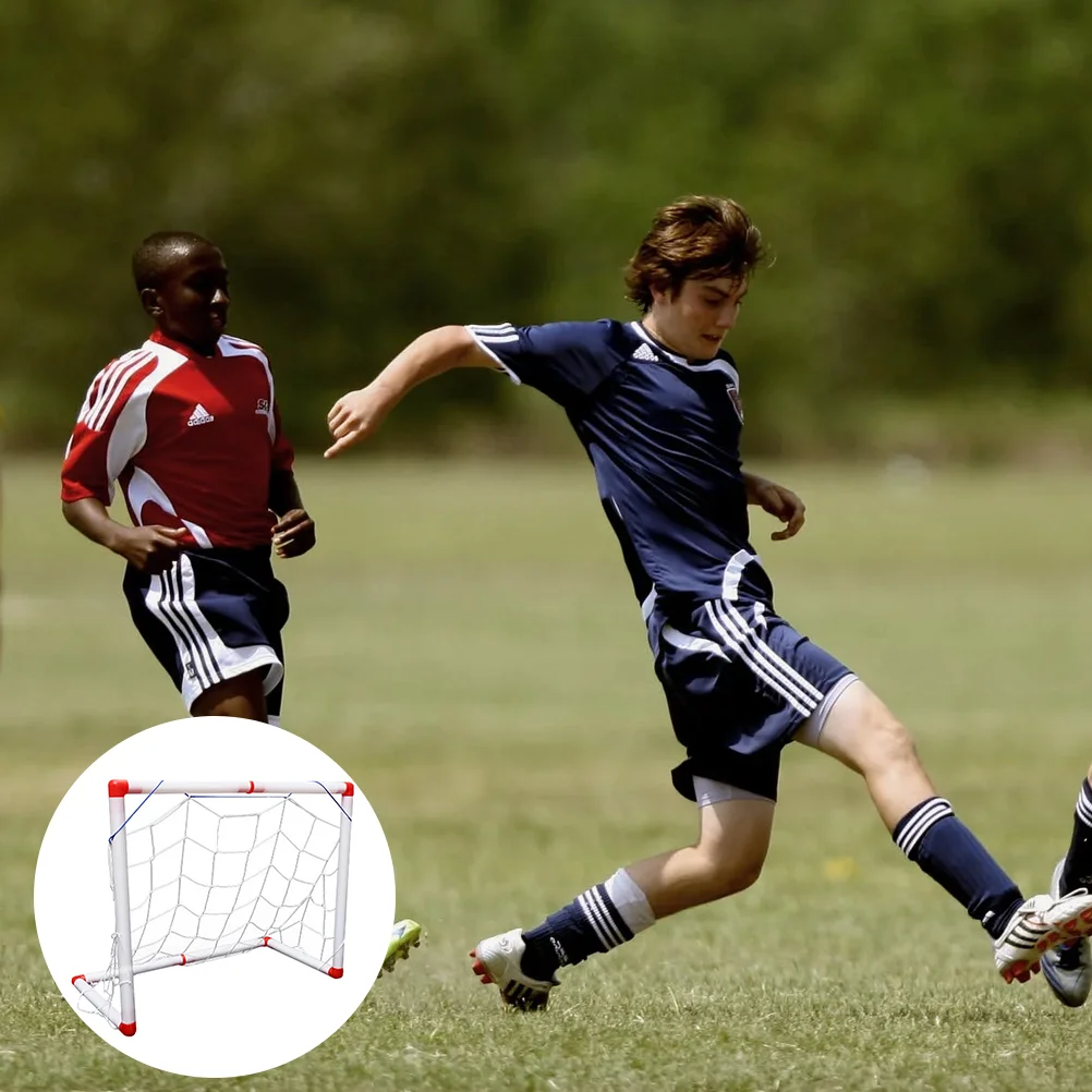 

Игрушка для футбола, складные цели, детские мини-игрушки, футбольные ворота, портативный ПВХ, для малышей, детское оборудование для тренировок