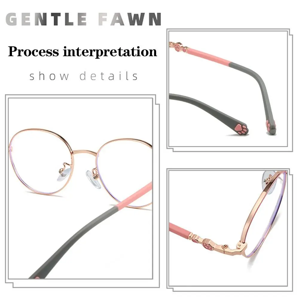 Portable Computer Online Classes Anti-blue Light Kids Glasses Comfortable Eyeglasses Ultra Light Frame